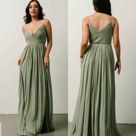 Baltic Born Dresses & Skirts - Baltic Born Beatrice Wrap Dress dusty sage size large